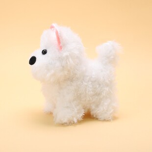 2026电走动叫小马汪狗可爱软糯陪伴玩偶毛绒少女心解压布娃娃玩具