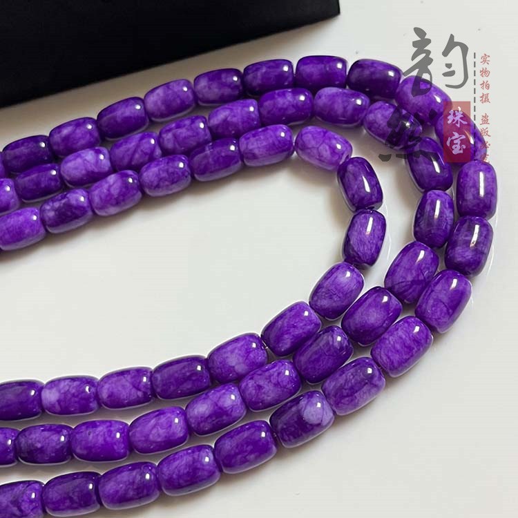 2026优化舒俱来桶珠半成品diy手链108颗佛珠手串腰珠顶珠饰品散珠