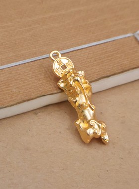 2026合金貔貅钥匙扣挂件一对小貔恘汽车钥匙挂件厂家吊坠礼品