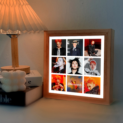 权志龙灯光画韩星GD卧室床头小夜灯创意明星周边蓝牙音响桌面摆画