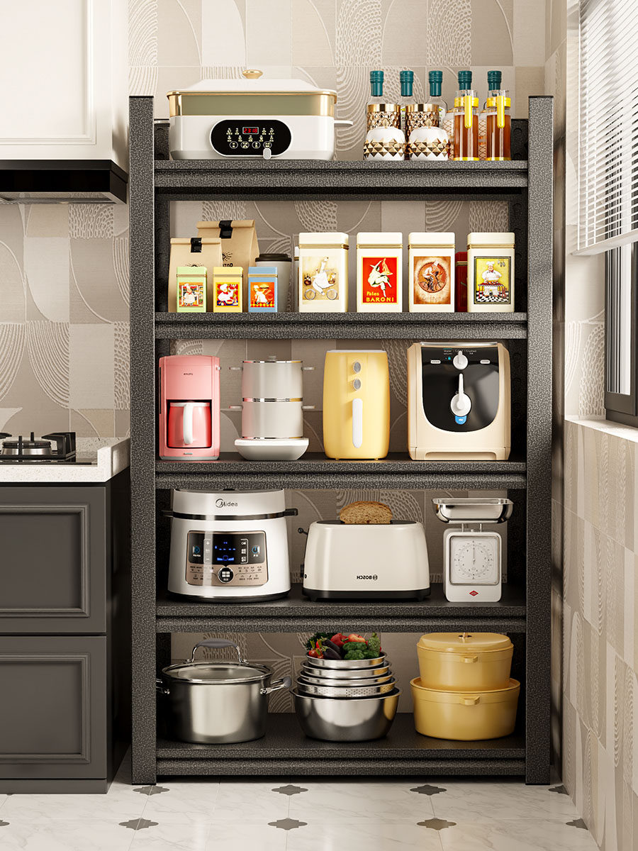 厨房置物架落地多层家用多功能收纳架储物架微波炉架子锅架烤箱架,厨房/烹饪用具,厨房置物架/置物柜/角架,淘宝优惠券,粉丝福利购,淘宝优惠卷