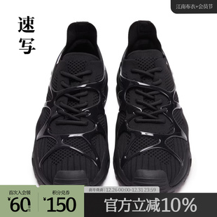 运动街头舒适时尚 低帮休闲鞋 潮 春秋折扣新款 速写奥莱outlets男装