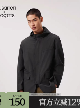 [Neil Barrett联名]速写男装春秋折扣新款风衣短款连帽休闲外套
