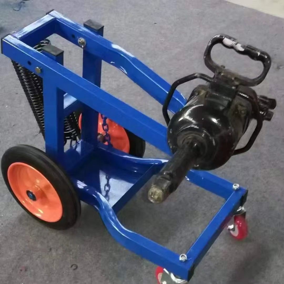 加厚款风炮支架吊机加长臂保证两个超大铁轮热卖