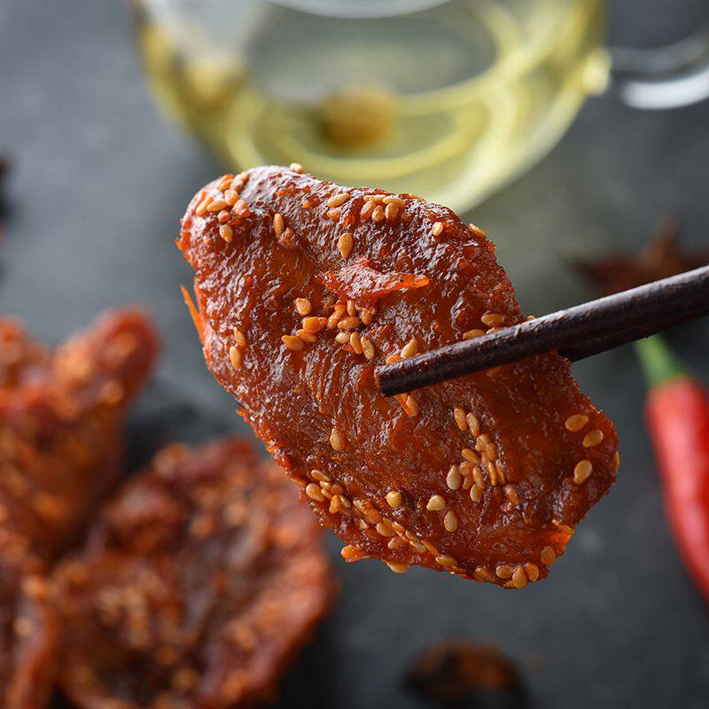 香辣红娘鱼片125g/250g 2包即食海鲜零食小吃蜜汁烤鱼片