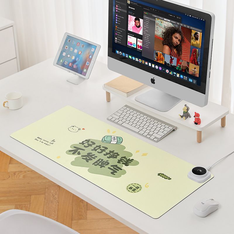 写字垫板加热发热暖桌垫办公室桌面鼠标写字暖手电暖加热暖桌宝电