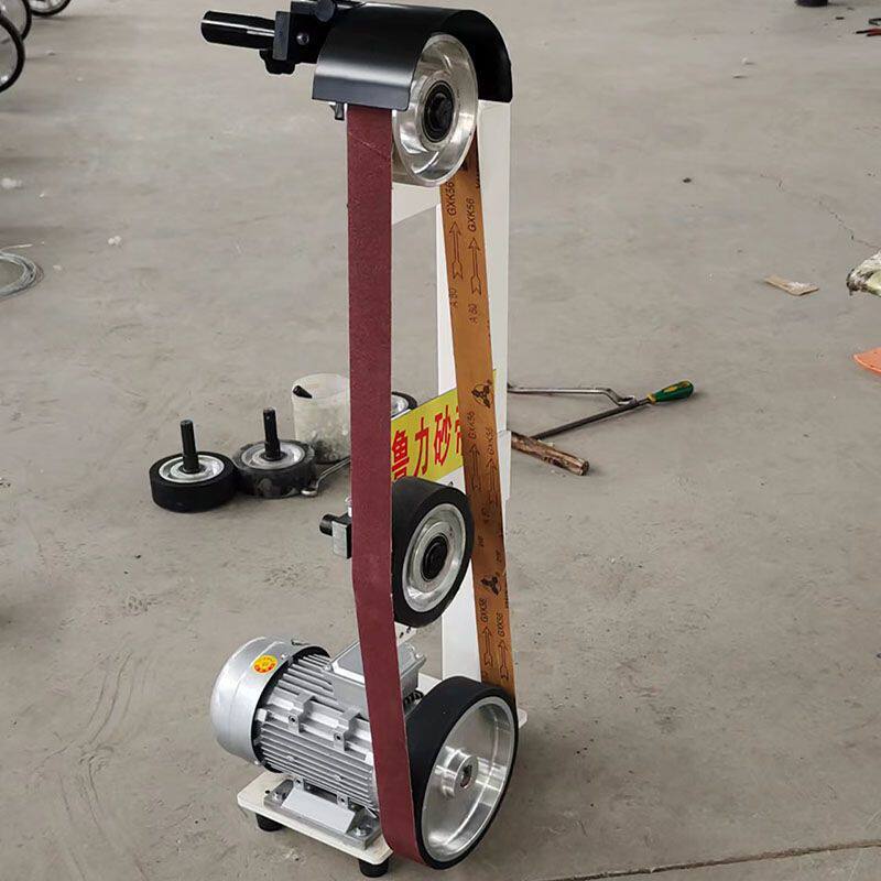 专用砂带抛光机工业级立式砂带机砂光机电动打磨机铝件金属毛刺机