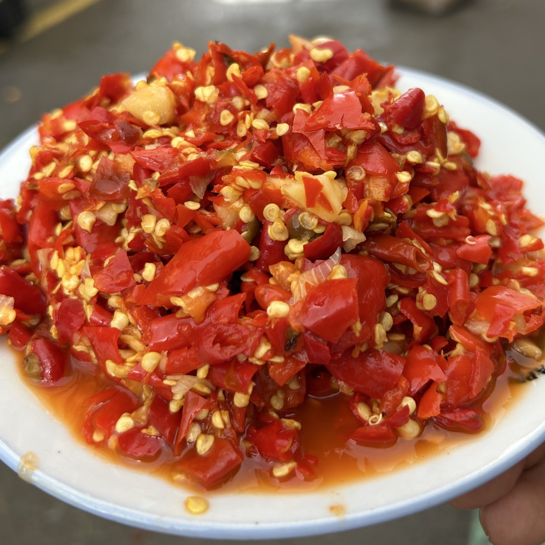 贵州特产传统农家手工糟辣椒新鲜海椒酱