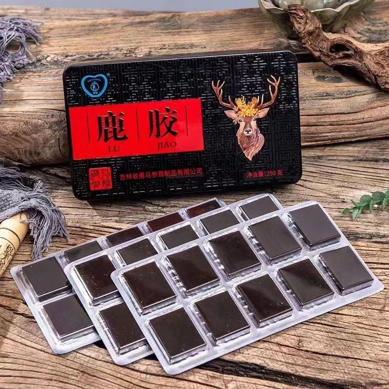 参海 鹿胶  鹿皮熬制调理鹿膏