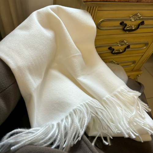 韩系ins围巾女冬季含羊绒纯色百搭高级氛围感围脖男加厚保暖学生