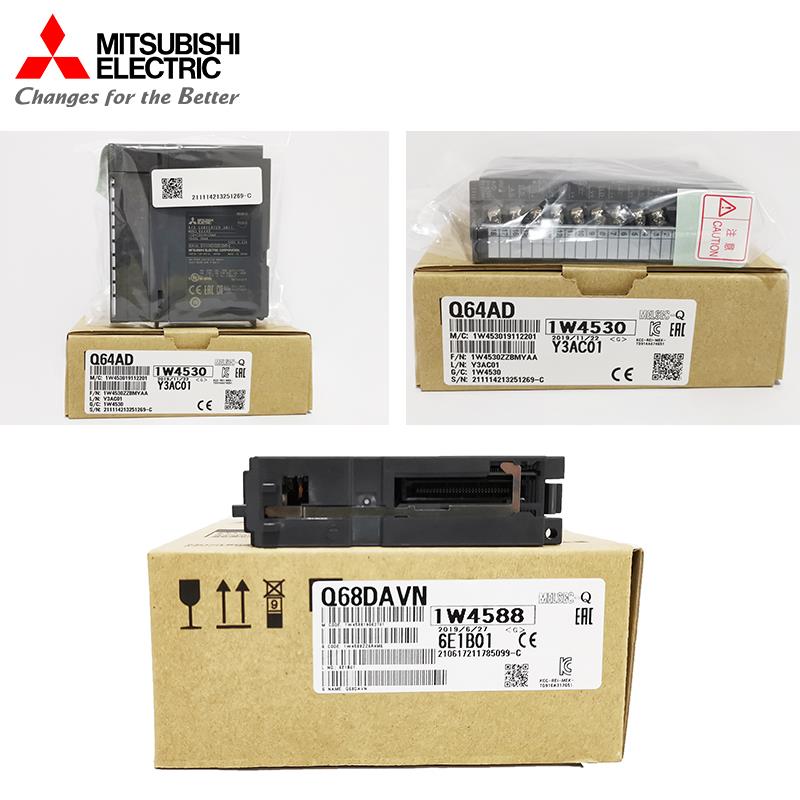 新款Q系列PLC 温度模拟量输入输出模块Q68ADV Q64AD Q62D包邮