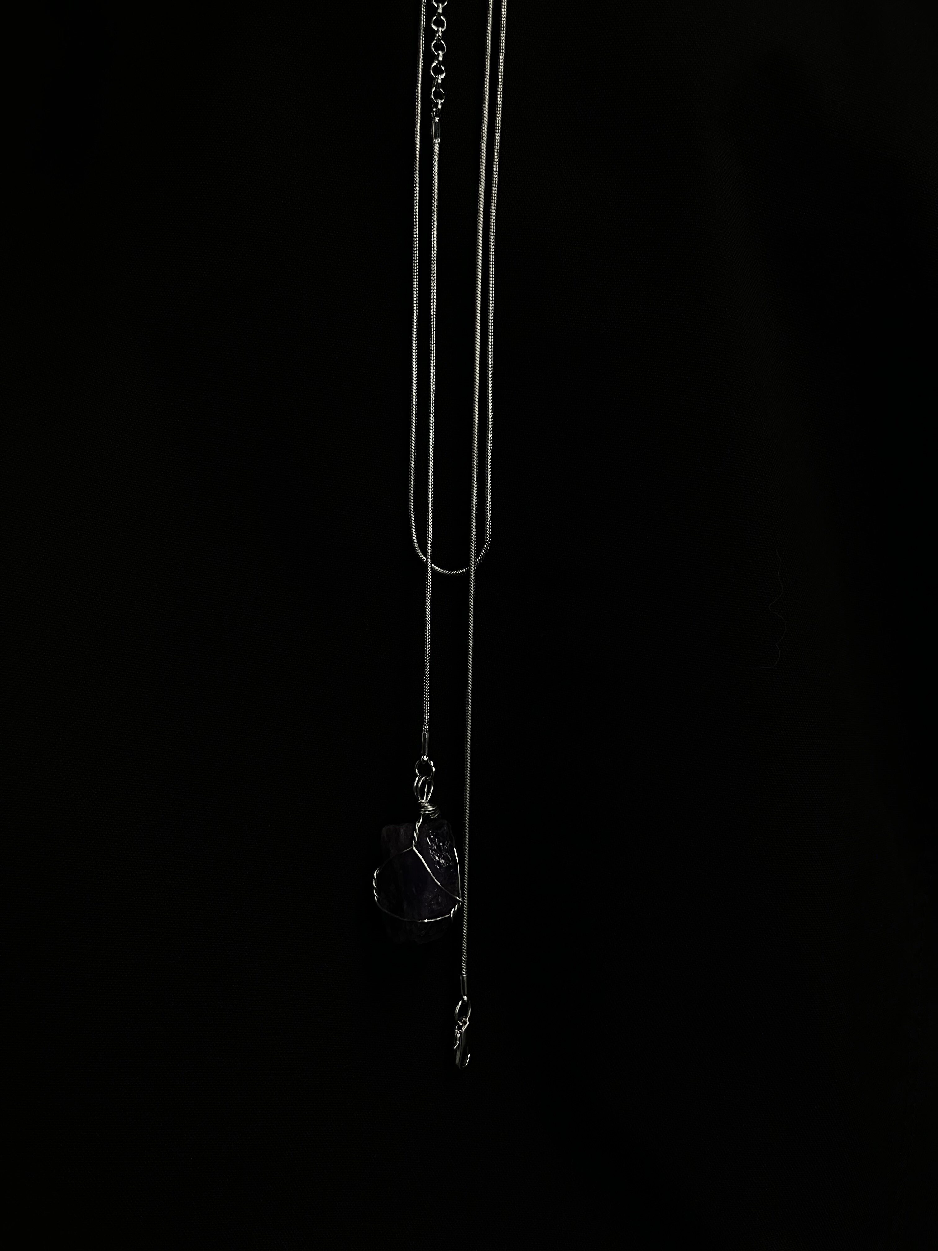 천연 원석 허리체인 *4JUNKS* 분위기 핸드메이드 장식착용 허리체인 클린핏