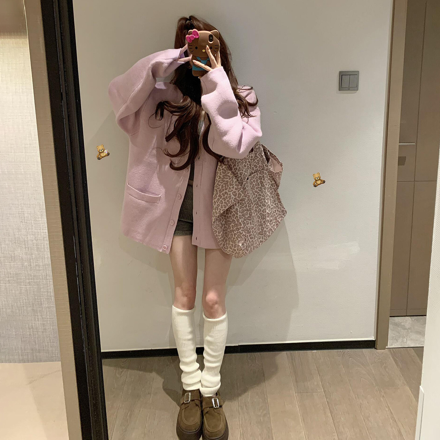 韩系甜美慵懒风V领粉色长袖针织毛衣女秋季百搭宽松开衫chic外套,女装/女士精品,毛衣,淘宝优惠券,粉丝福利购,淘宝优惠卷