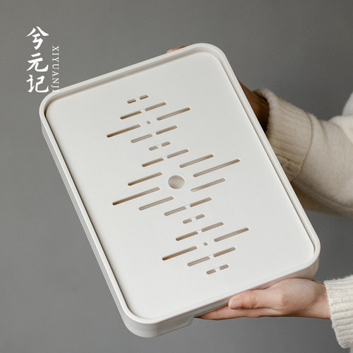 茶盘家用2025新款客厅小型干泡台茶几茶台茶海储水茶具沥水托 托