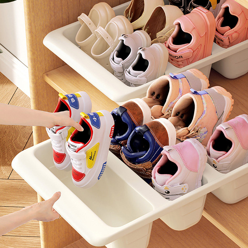 儿童鞋架宝宝鞋子收纳童鞋收纳盒家用小型鞋柜鞋盒省空间居家用品,收纳整理,鞋子收纳架,淘宝优惠券,粉丝福利购,淘宝优惠卷