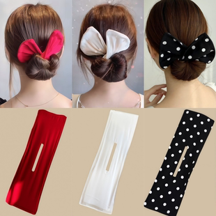 魔术懒人扭扭夹盘发器女夏挽发蝴蝶结盘头丸子头盘发神器女盘发带