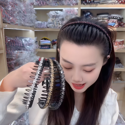 高颅顶发箍女发卡化妆洗脸头箍