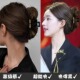 黑色盘发大号抓夹女2024新款 高级感鲨鱼夹夹子头饰发夹夏天发量多