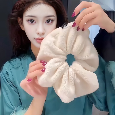 毛巾干发发圈干发帽不伤发超强吸水速干巾洗脸头饰毛绒丸子头发带