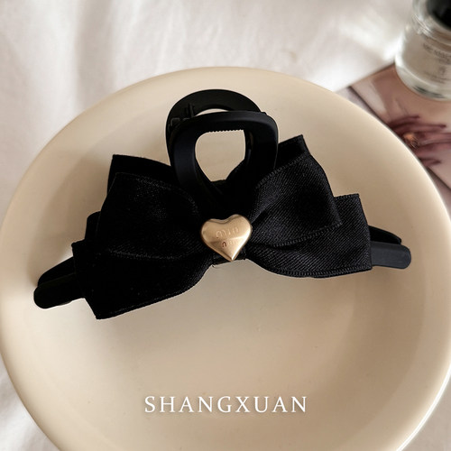蝴蝶结珍珠后脑勺头发抓夹
