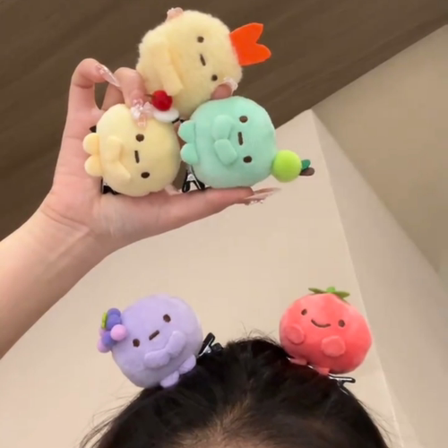 发卡角落生物圆子发夹侧边刘海夹