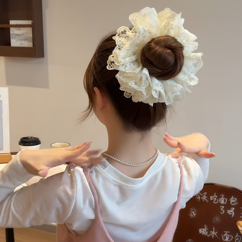 花边大肠发圈女皮筋头花发绳头饰