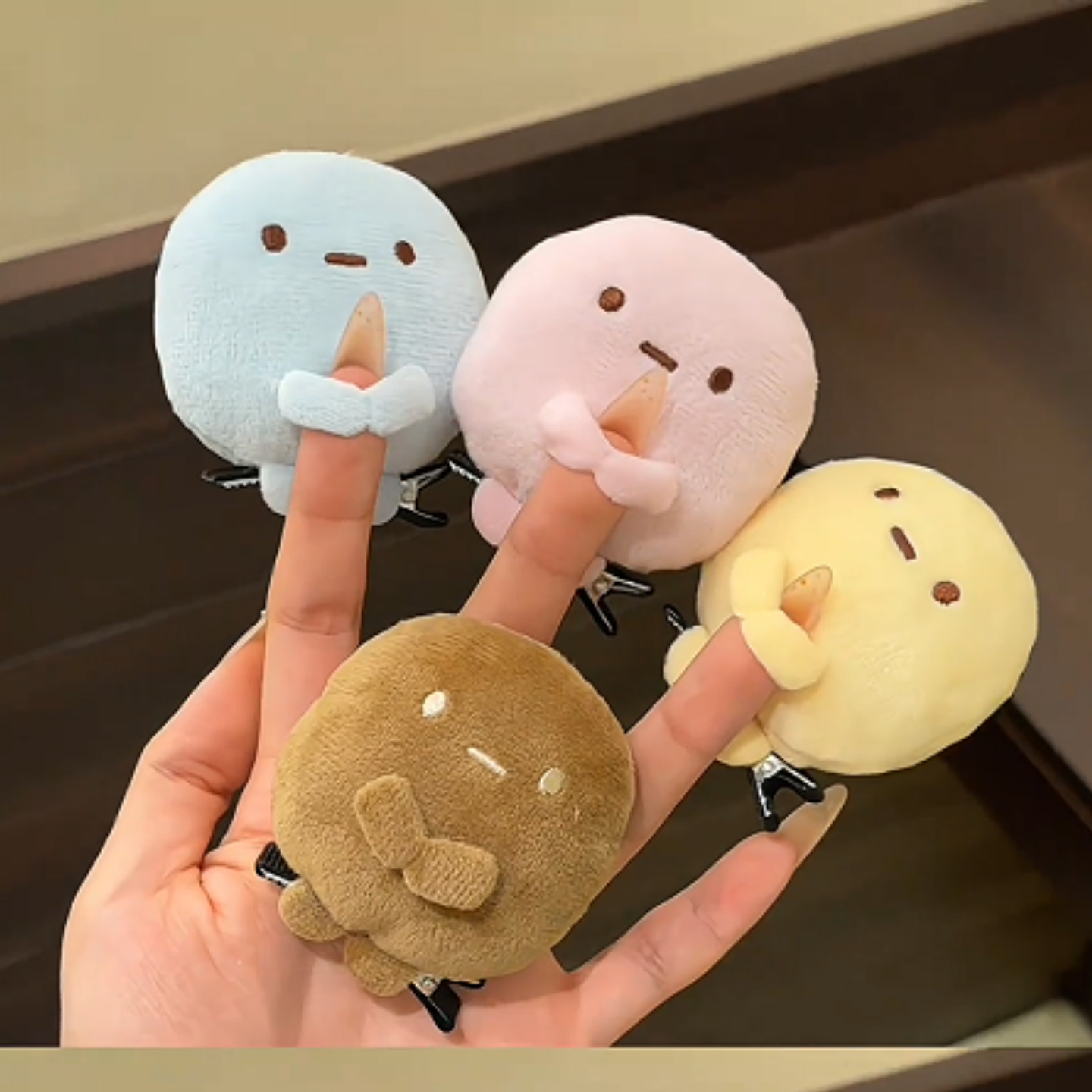 发夹团子顶夹玩偶送礼物公仔头饰