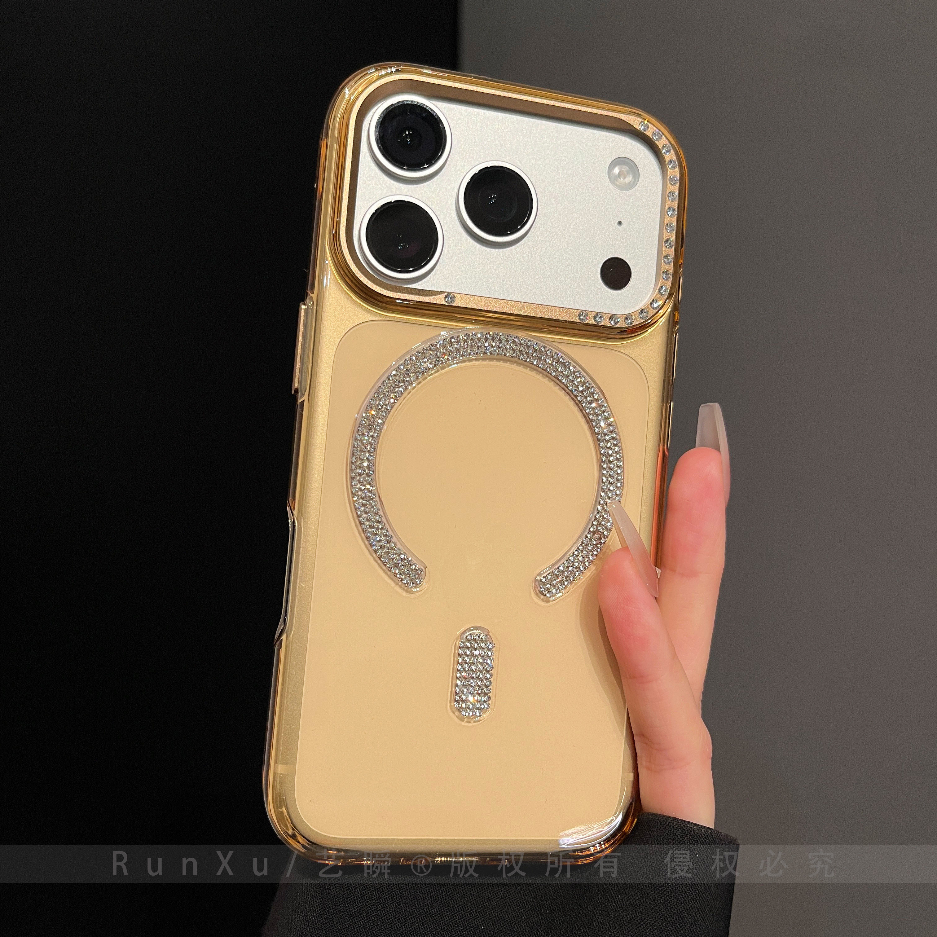 沙漠金星空闪钻磁吸圈适用苹果17ProMax手机壳pro简约高档iphone16pro新款ip15气质唯美16plus防摔air保护套,3C数码配件,手机保护套/壳,淘宝优惠券,粉丝福利购,淘宝优惠卷