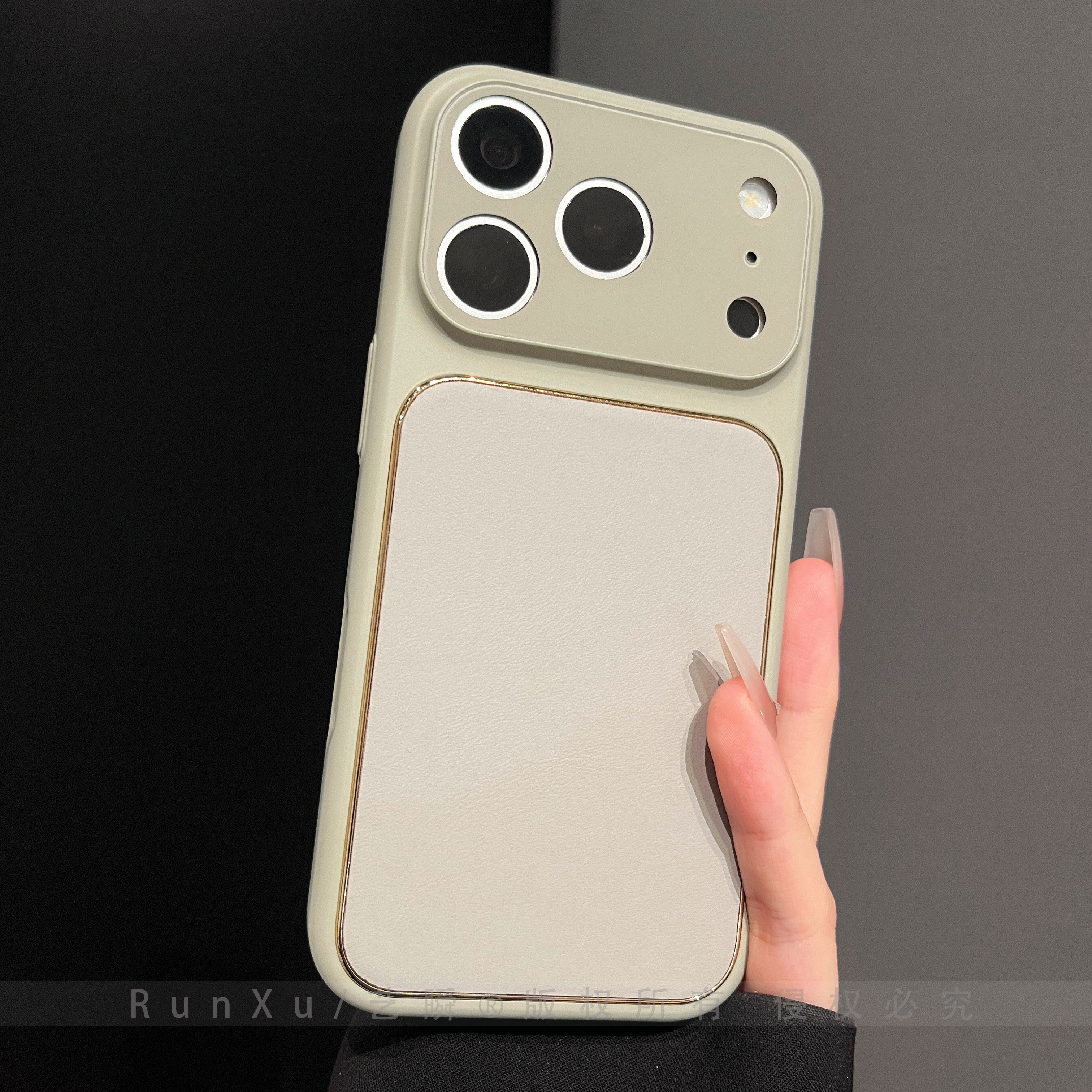 极简高级钛灰色大视窗适用iPhone17ProMax手机壳磁吸苹果16pro素皮15全包ip13镜头膜14高颜值12/11情侣保护套,3C数码配件,手机保护套/壳,淘宝优惠券,粉丝福利购,淘宝优惠卷