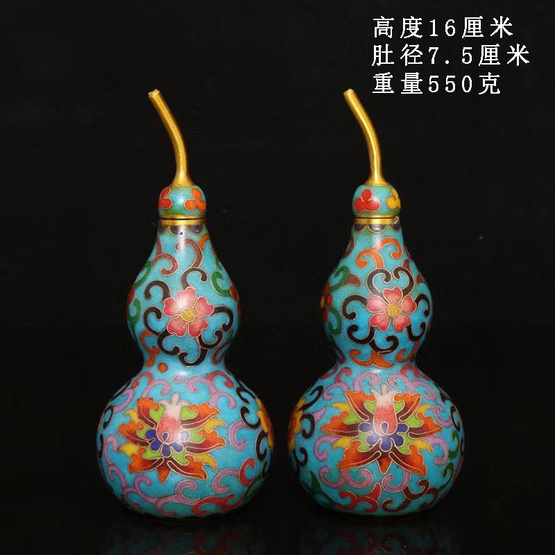 珐琅彩绘工艺品铜胎掐丝
