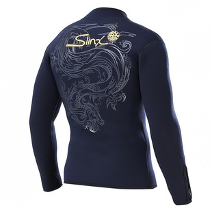 2-5mm分体潜水服保暖冬泳衣加绒湿衣游泳教练长袖涉水服wetsuit