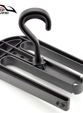 重量级U型潜水靴干衣挂架潜水鞋晾衣架BCD衣架衣托背飞装备收纳架