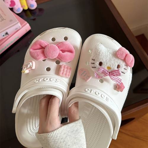 少女可爱蝴蝶结可拆卸鞋扣