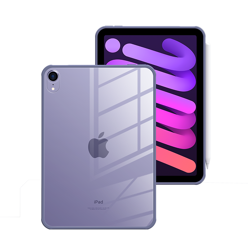 Balueus适用ipadmini7保护壳ipad mini6保护套苹果平板电脑迷你六代超薄硅胶透明配件带笔槽全包防摔游戏无盖