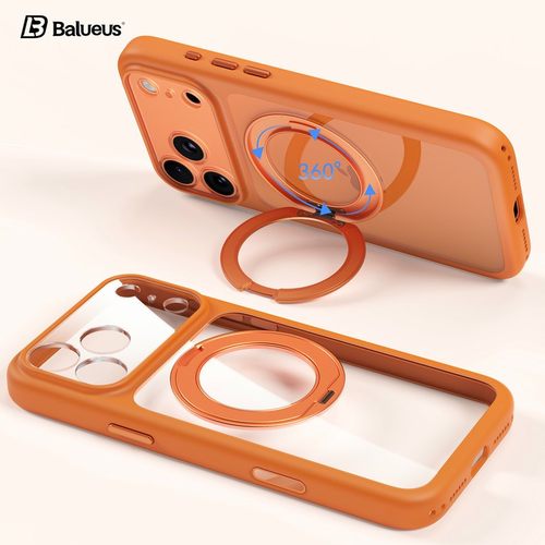 Balueus适用苹果17ProMax手机壳iPhone17Pro高端保护套16镜头全包防摔硅胶透明磁吸Air支架外壳男新款支点壳