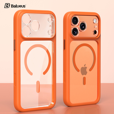 Balueus适用iphone17手机壳苹果17promax手机壳硅胶透明镜头全包防摔2025新款磁吸17系列保护壳高级感pm软壳
