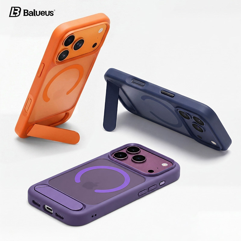Balueus适用苹果17ProMax手机壳iPhone18Pro肤感磨砂保护套18高端17e高级感air磁吸16带支架外壳15男2026新款图片