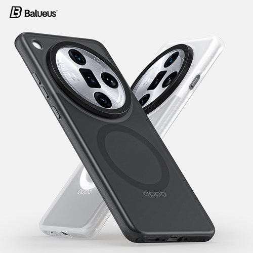 Balueus适用oppofindx7手机壳oppofindx7ultra保护套oppo find x7新款pro磨砂磁吸find7硅胶oppox7防摔fandx7