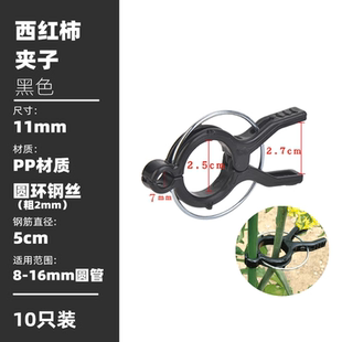 西红柿夹子番茄固定器阳台植物吊秧夹园艺支架茄子辣椒扶植夹子