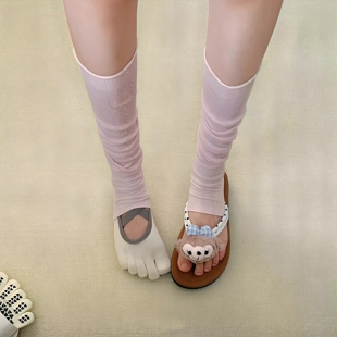 粉色果然娇嫩！ ！ New款普拉提袜套，修饰腿型堆堆腿套，巨ins感