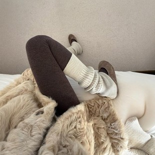 秋冬季 韩系显瘦又保暖 非踩脚奶咖袜套 真 live 美拉德我爱了