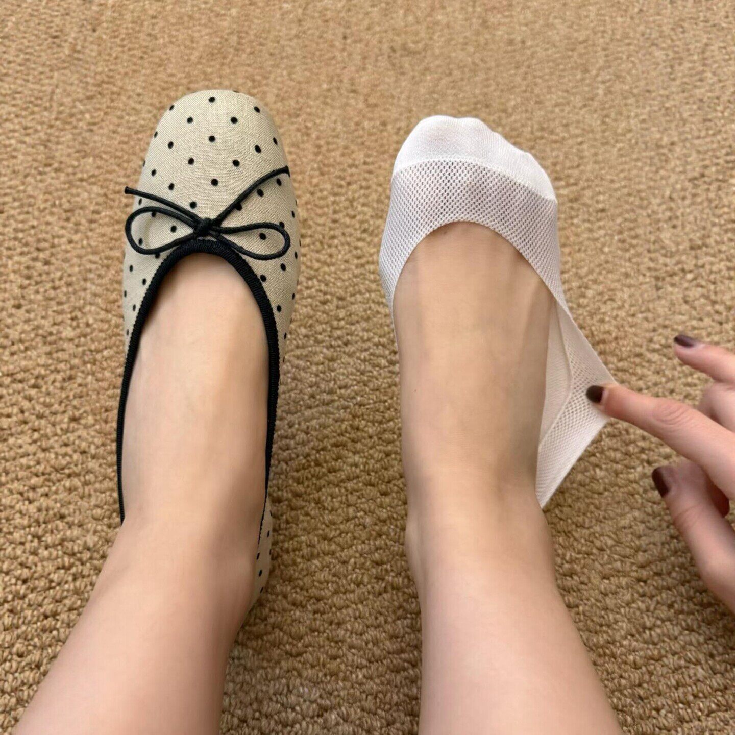 玛丽珍小皮鞋本命搭配~.完全不露边！薄款浅口船袜女夏隐形不掉跟