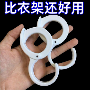 s型多功能挂钩卡夹锁扣挂钩卫生间挂钩免打孔衣柜厨房挂包钩子S钩