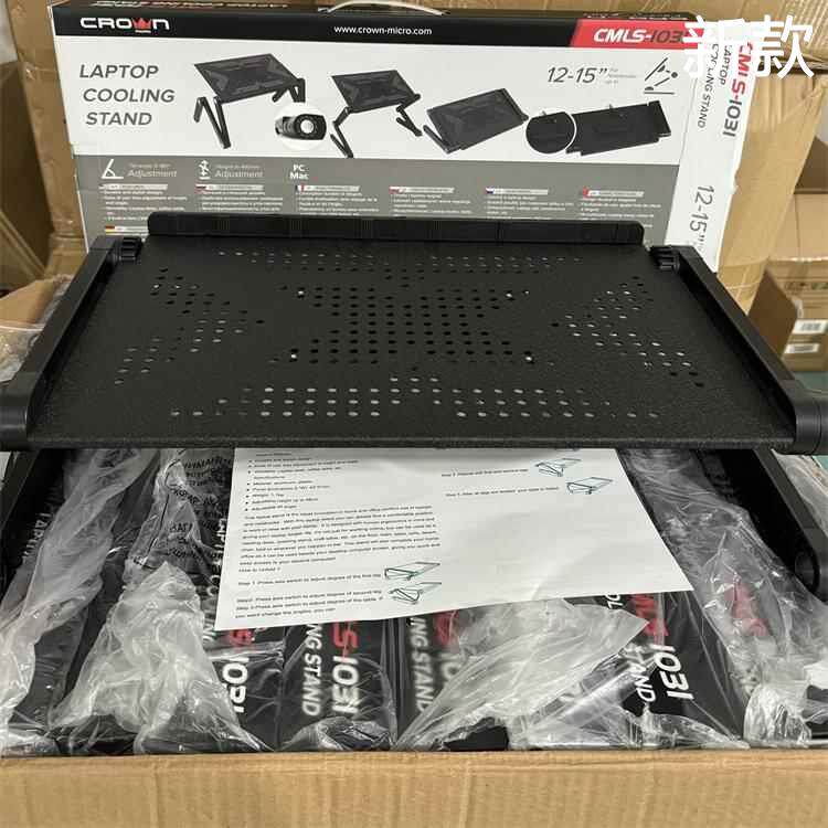 出口单！多功能升降便携式电散热桌面增高支架床上桌笔记本电新款
