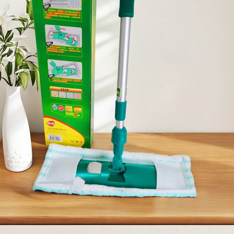 飘琳平板拖把替换布家用脚踏式木地板干湿两用一拖净懒人套布拖