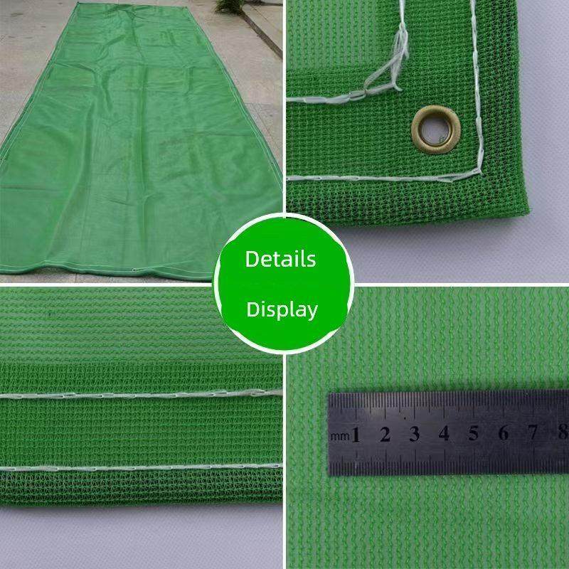 施工安全网阻燃密网施工现场工程电梯入口防护绿网防尘绿化罩土网