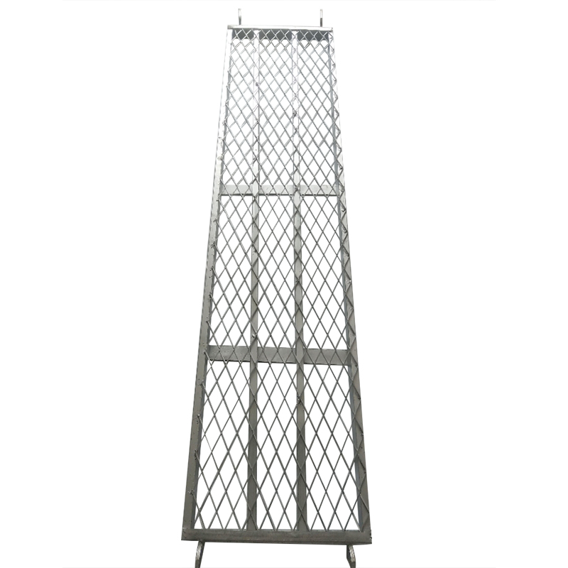 移动脚手架踏板配件加厚冲孔镀锌钢跳板钩子网片加重踏板移动