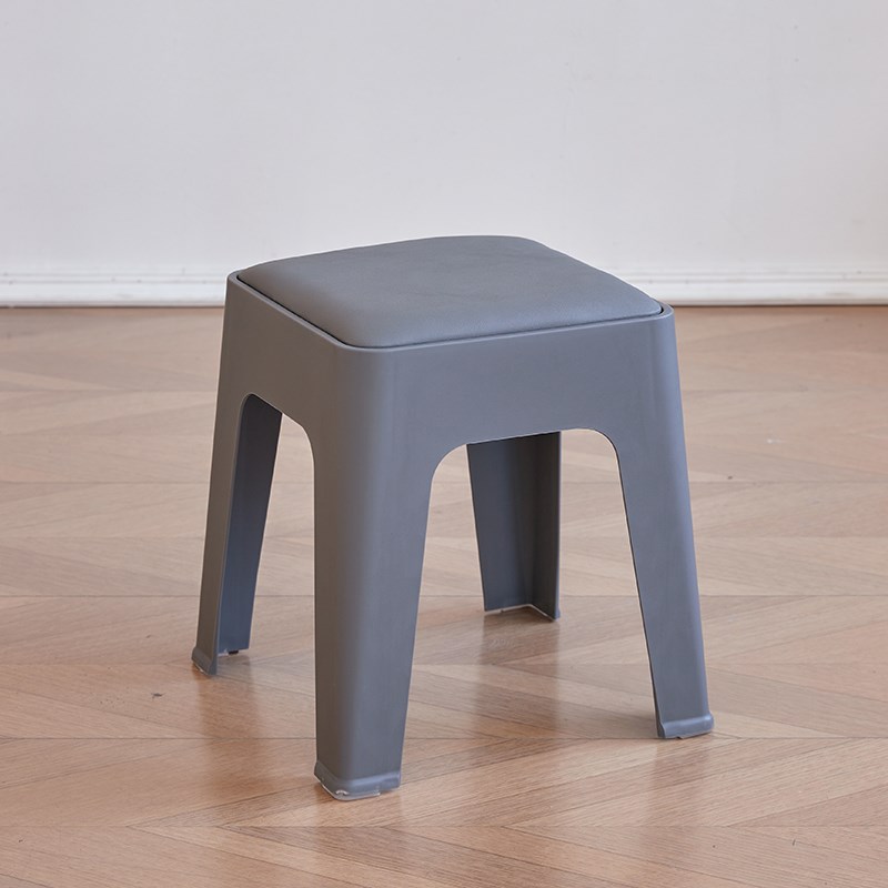 儿童换鞋矮凳客厅小凳子家用塑料可叠放板凳大人方凳加厚软包椅子
