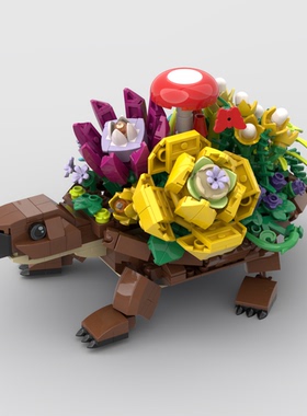 L401海龟播种器拼装积木拼装积木儿童益智玩具生日礼物509PCS