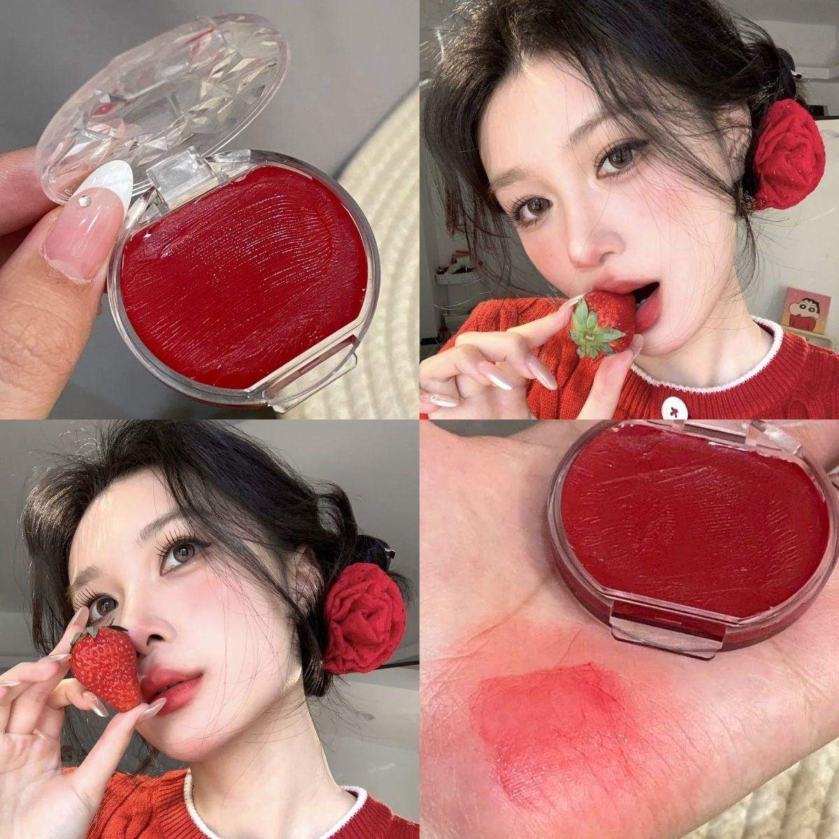 有被嫩到了！！单色珠光眼影腮红卧蚕多用膏上脸清透自然立体提亮,彩妆/香水/美妆工具,睫毛夹,淘宝优惠券,粉丝福利购,淘宝优惠卷